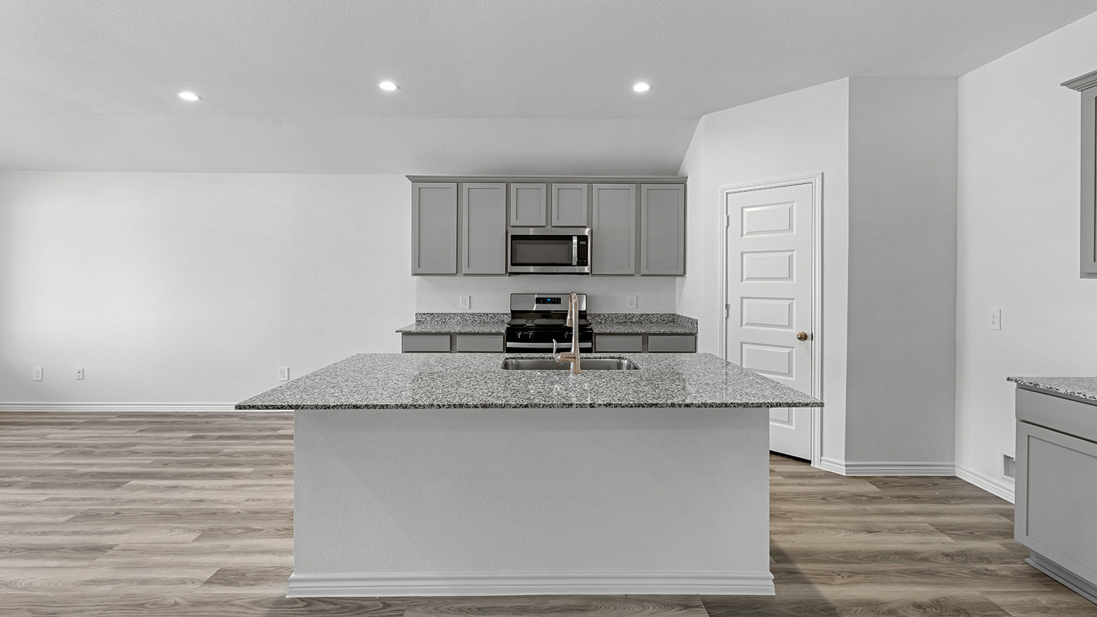 Harris kitchen open concept with island.