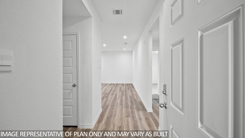 Baxtor entry with vinyl plank flooring.