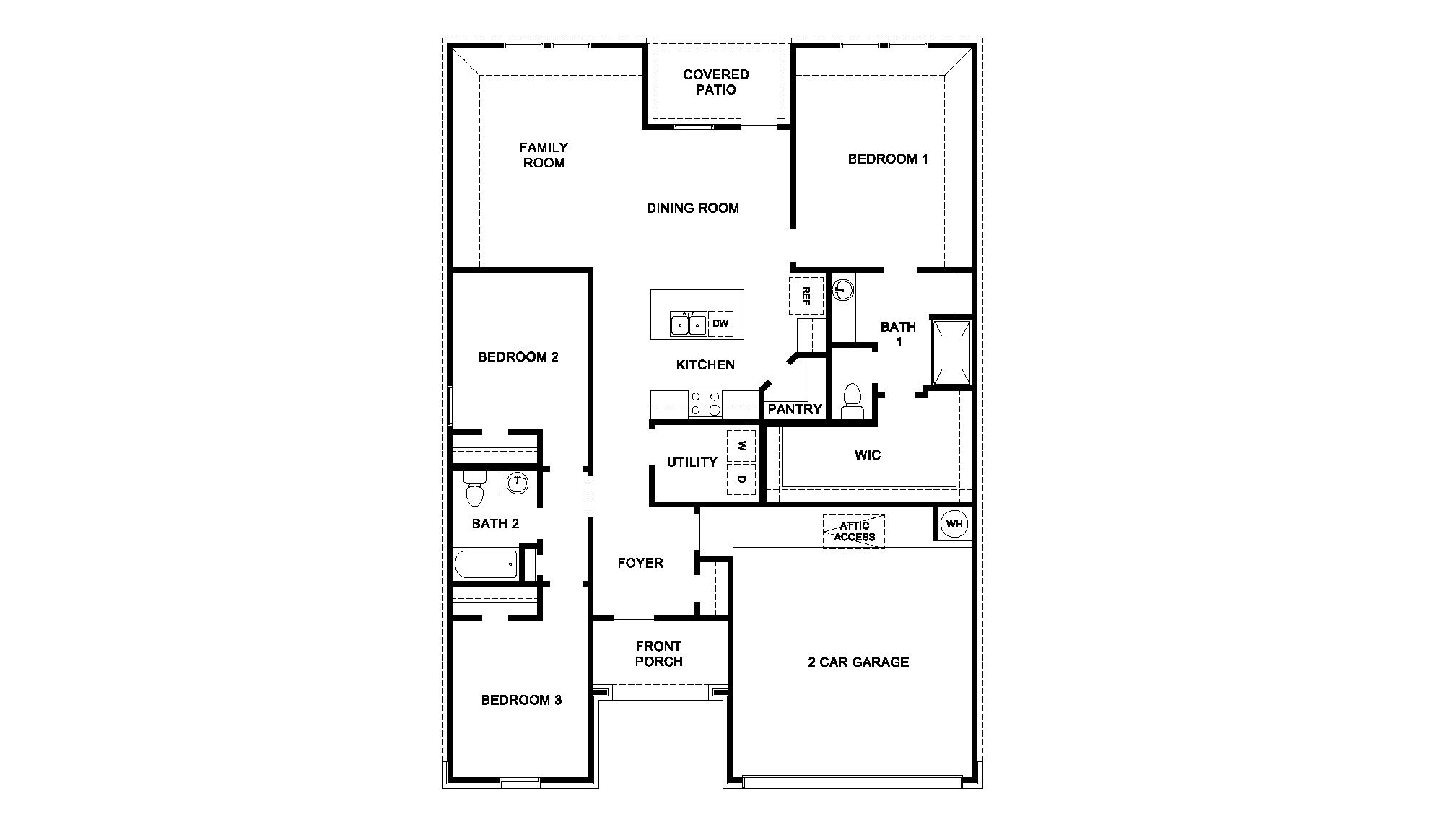 Denton Floorplan Rendering.
