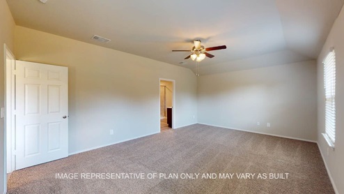Kingston open concept dining room and living room with vinyl plank flooring throughout.
