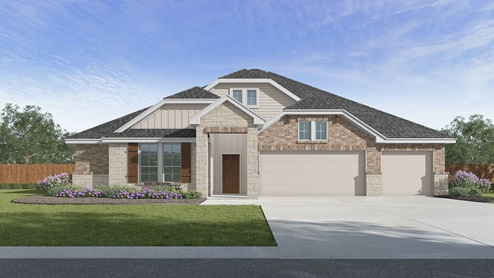 Berkshire X Elevation 3 Car Garage.