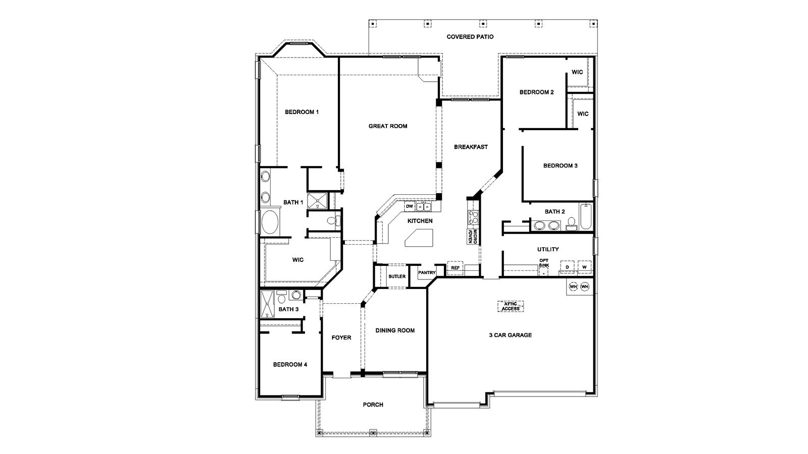 Waverley Floorplan Rendering.