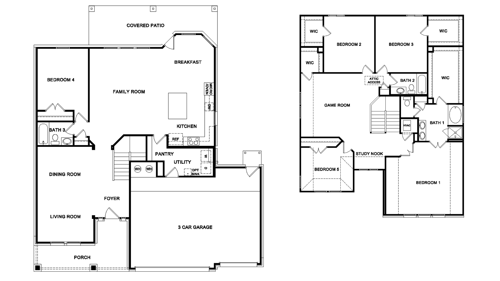 Woodsford Floorplan Rendering.