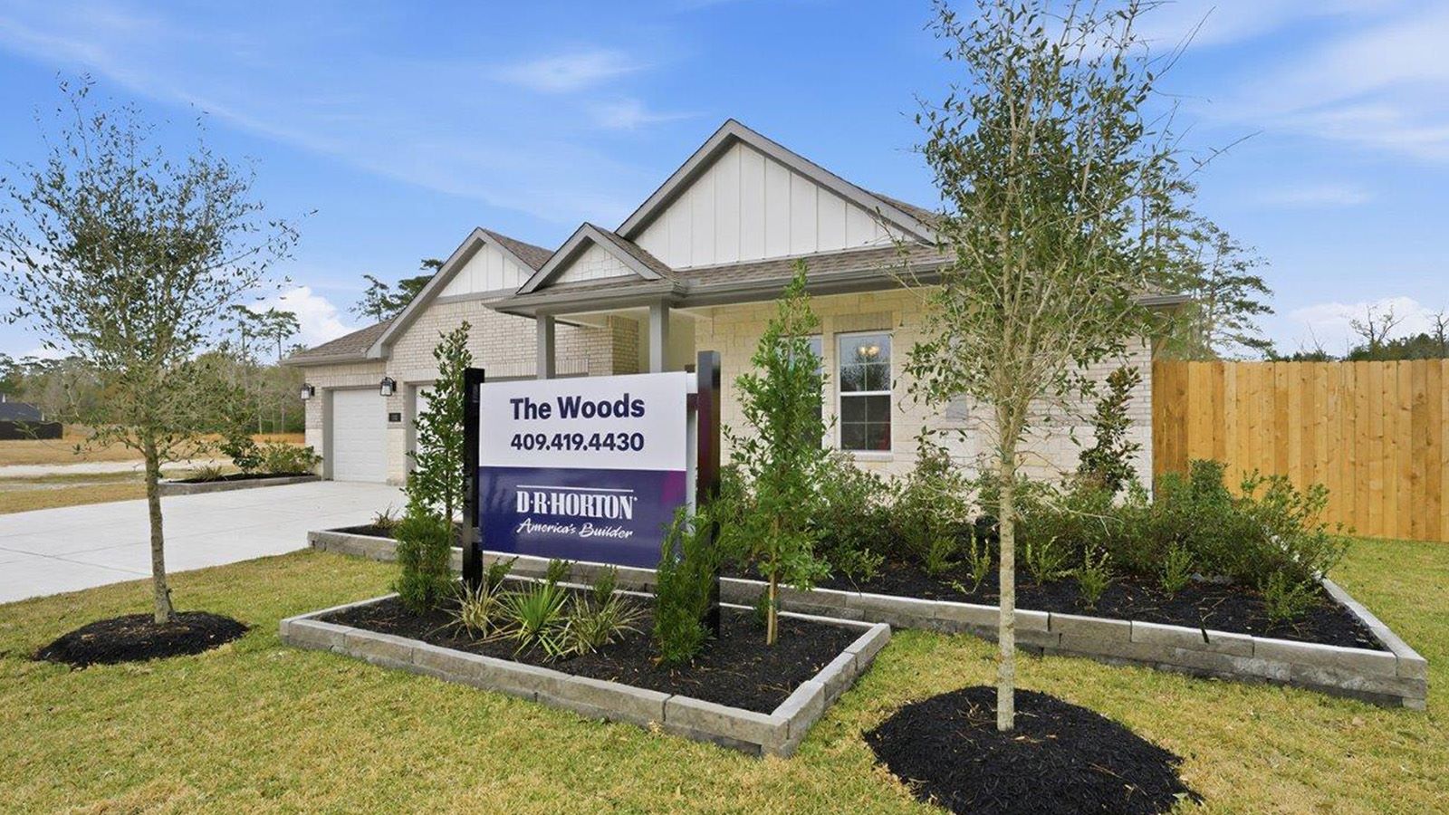 The woods model home berkshire front exterior v elevation.