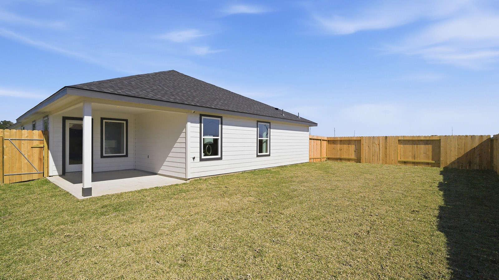 Highland Village model home Lakeway Back Exterior G Elevation.