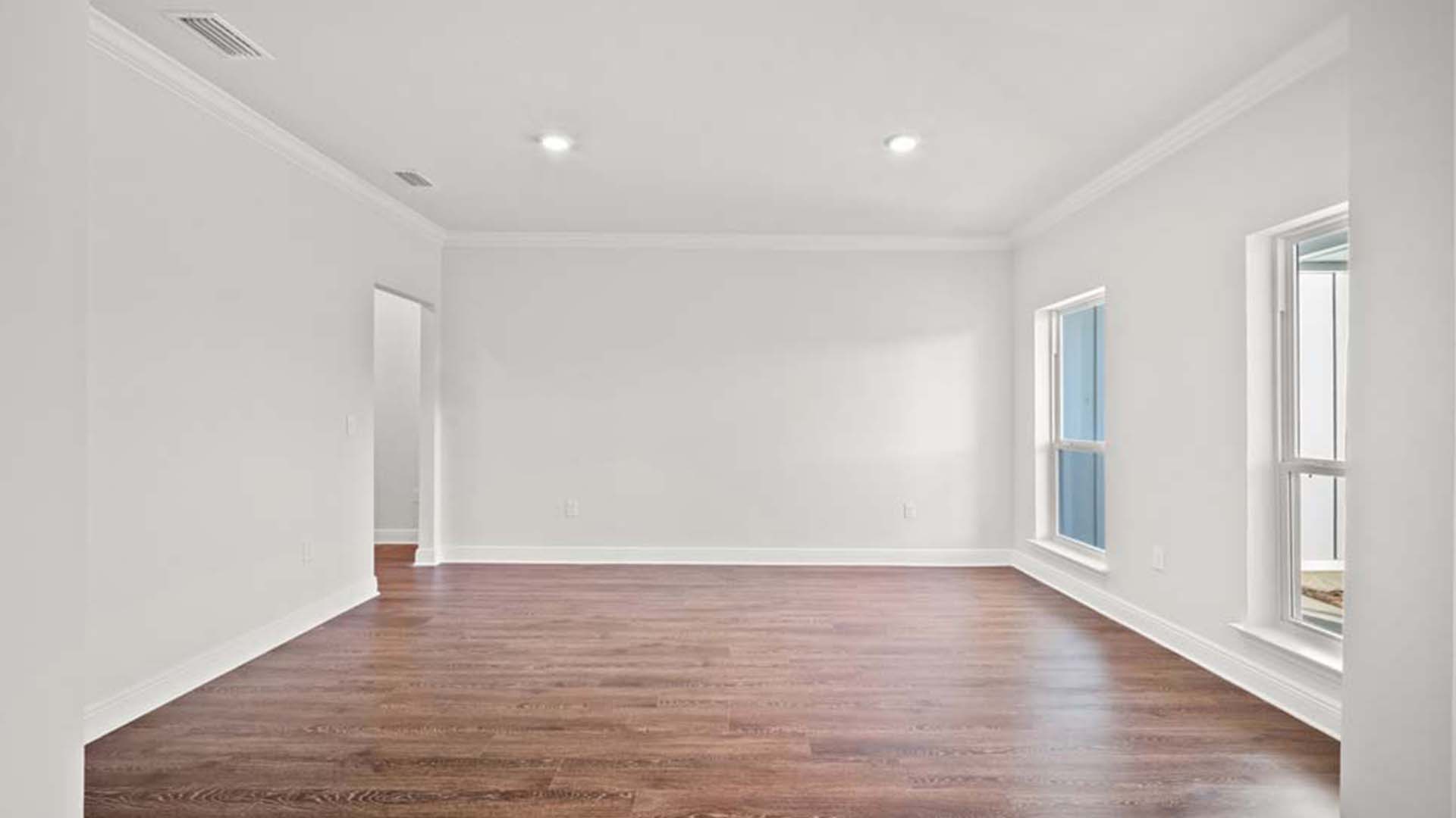 The flex room could be used as a formal dining room