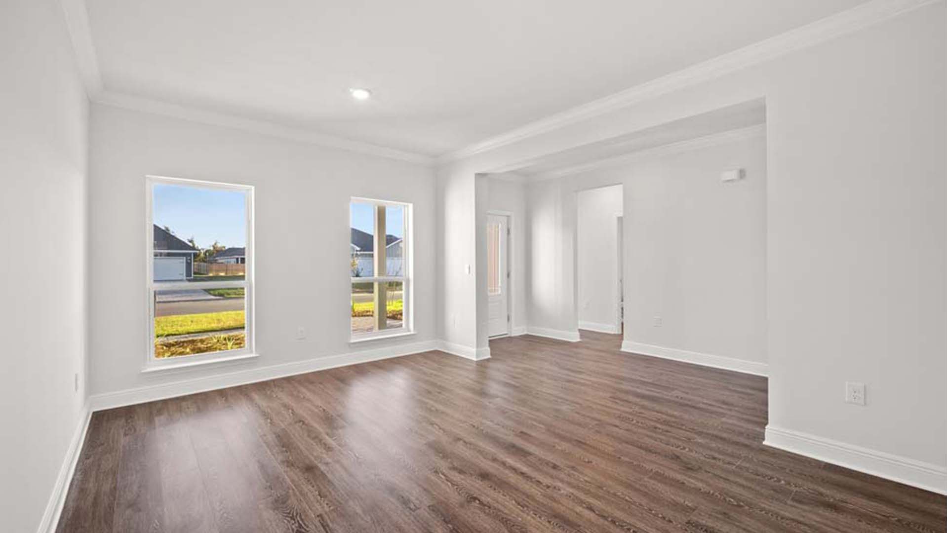 Open and spacious living areas throughout the home