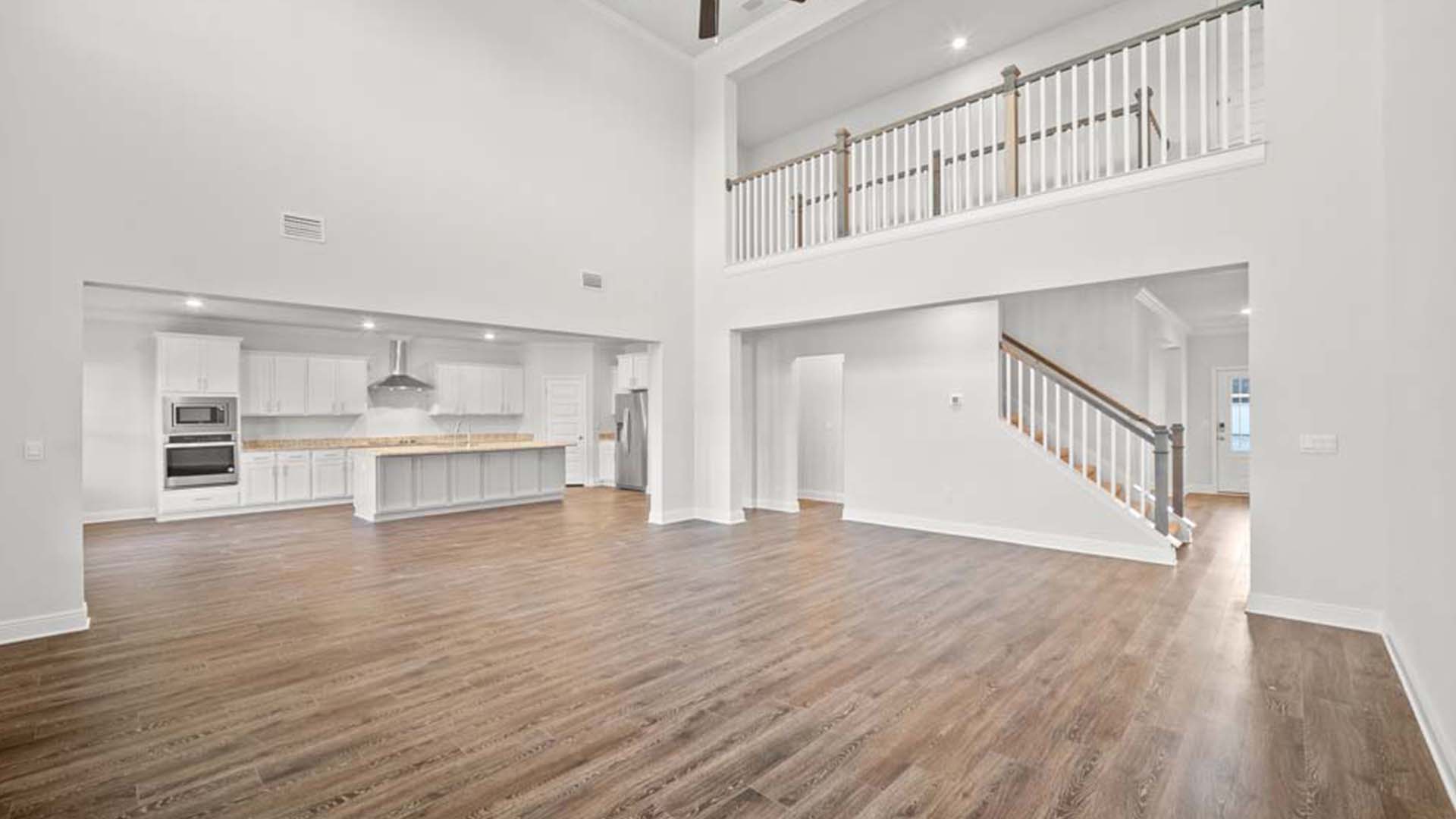 The living area is illuminated by natural light