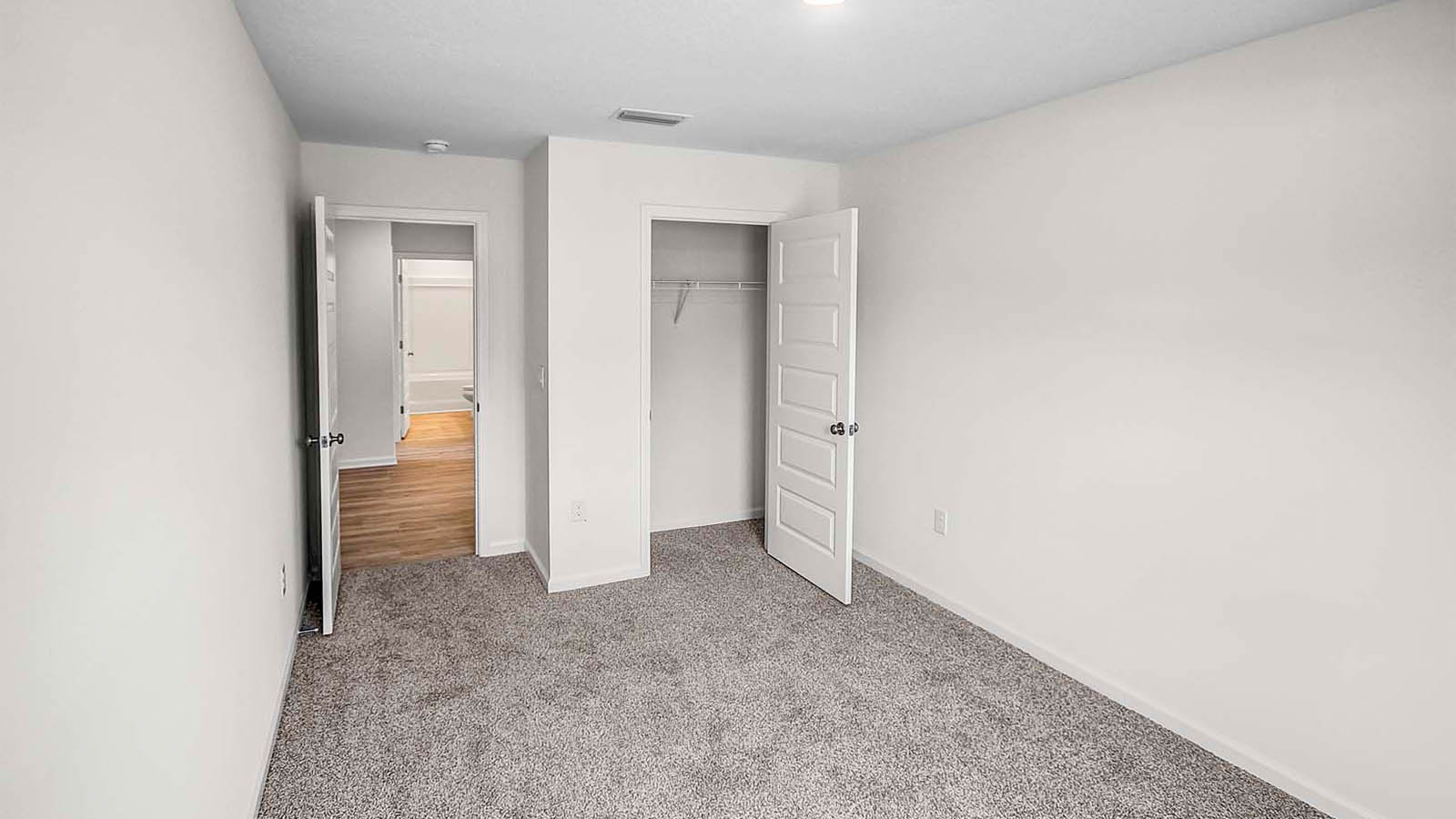 Spacious bedroom two with spacious closet