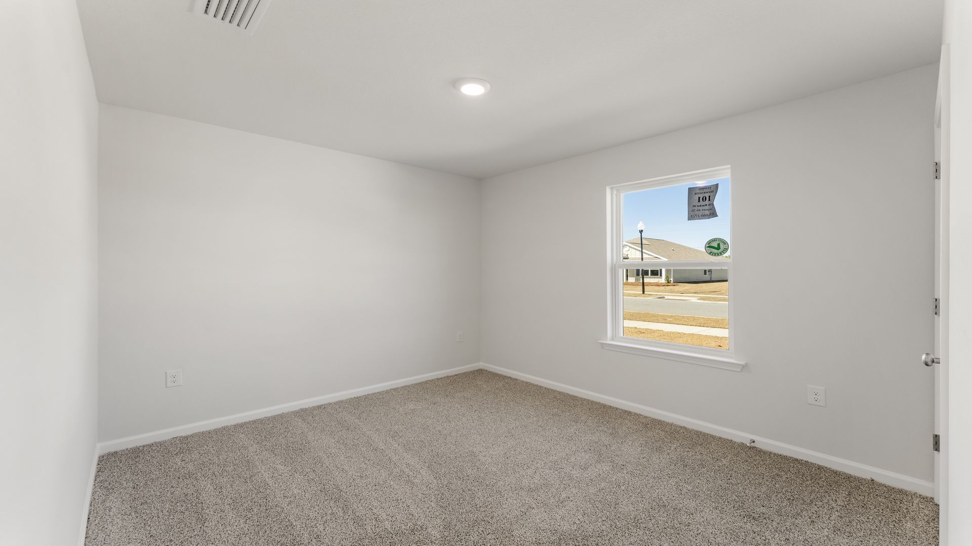 The additional bedrooms are spacious