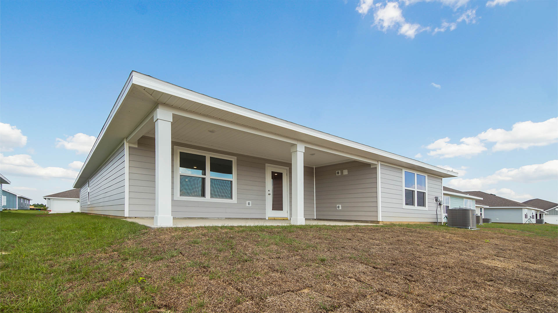 Ryder rear view elevation