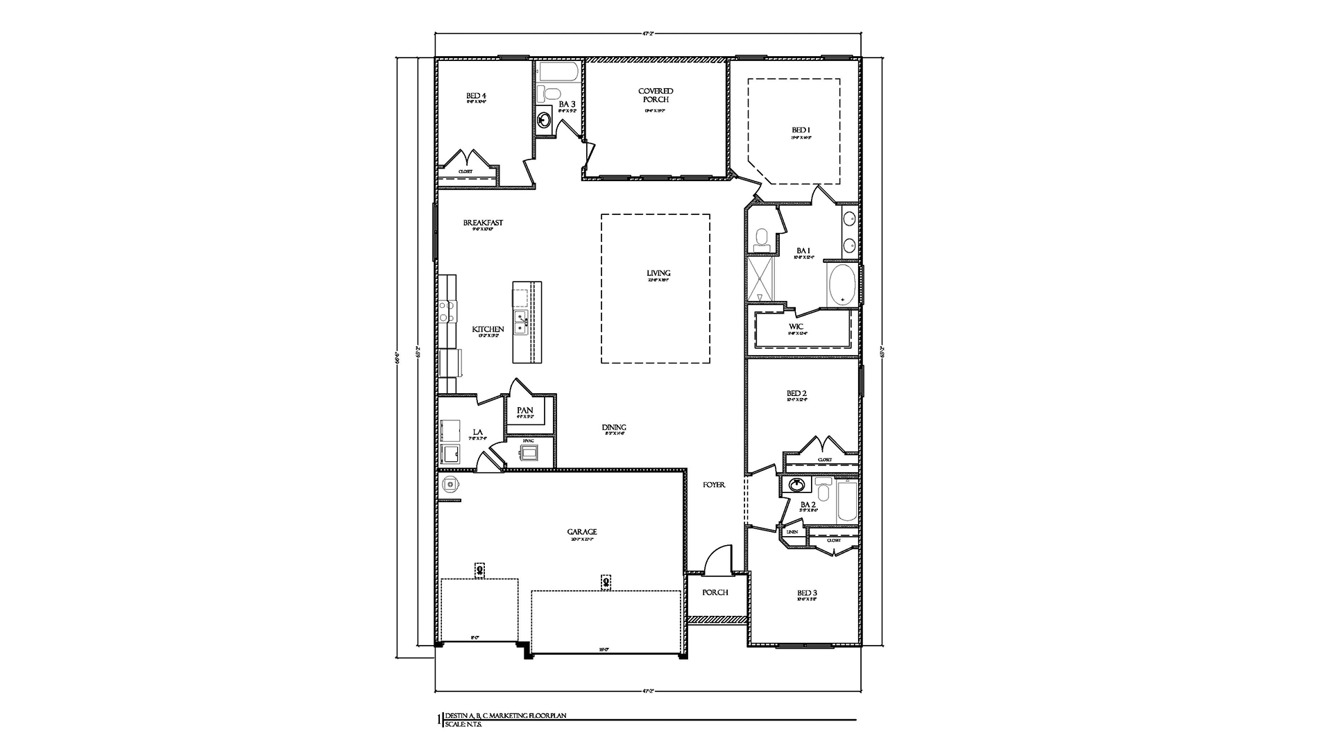 Destin A Floor Plan
