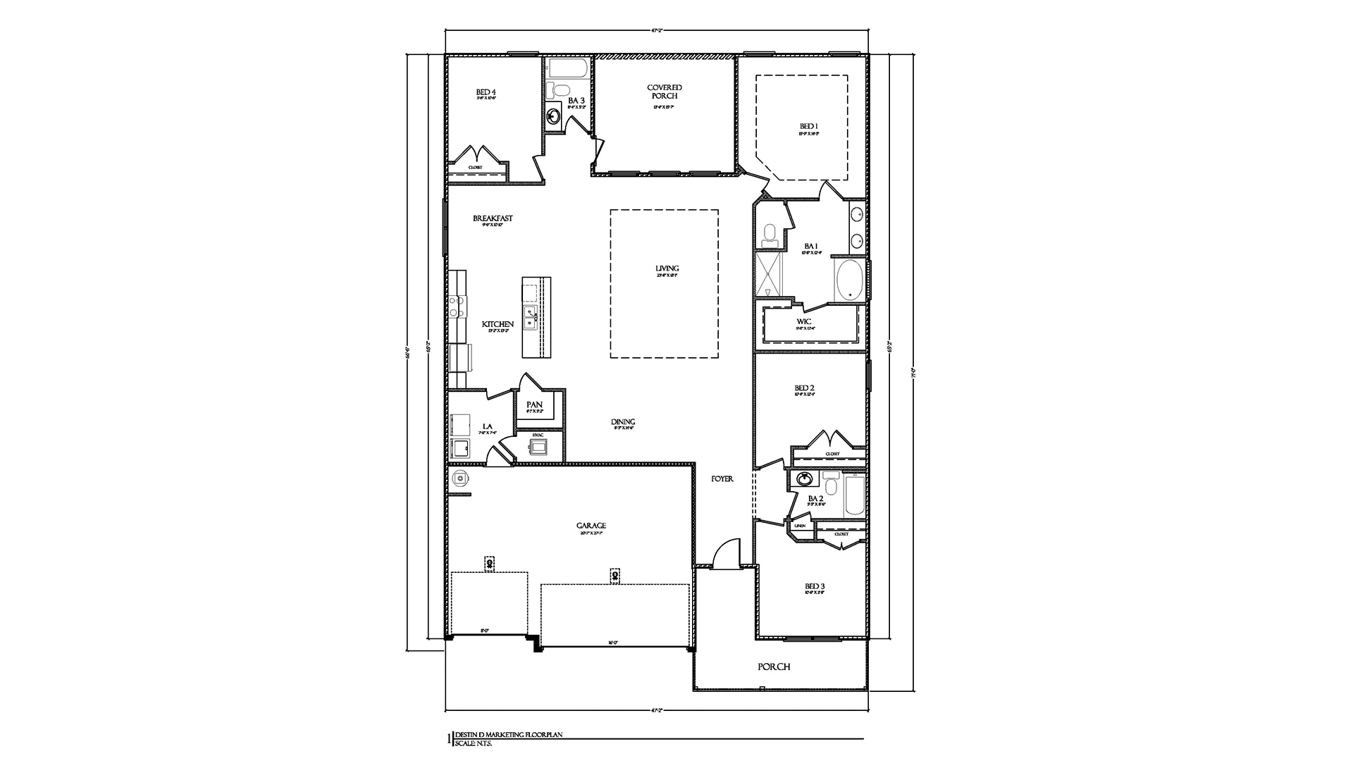 Destin D Floor Plan