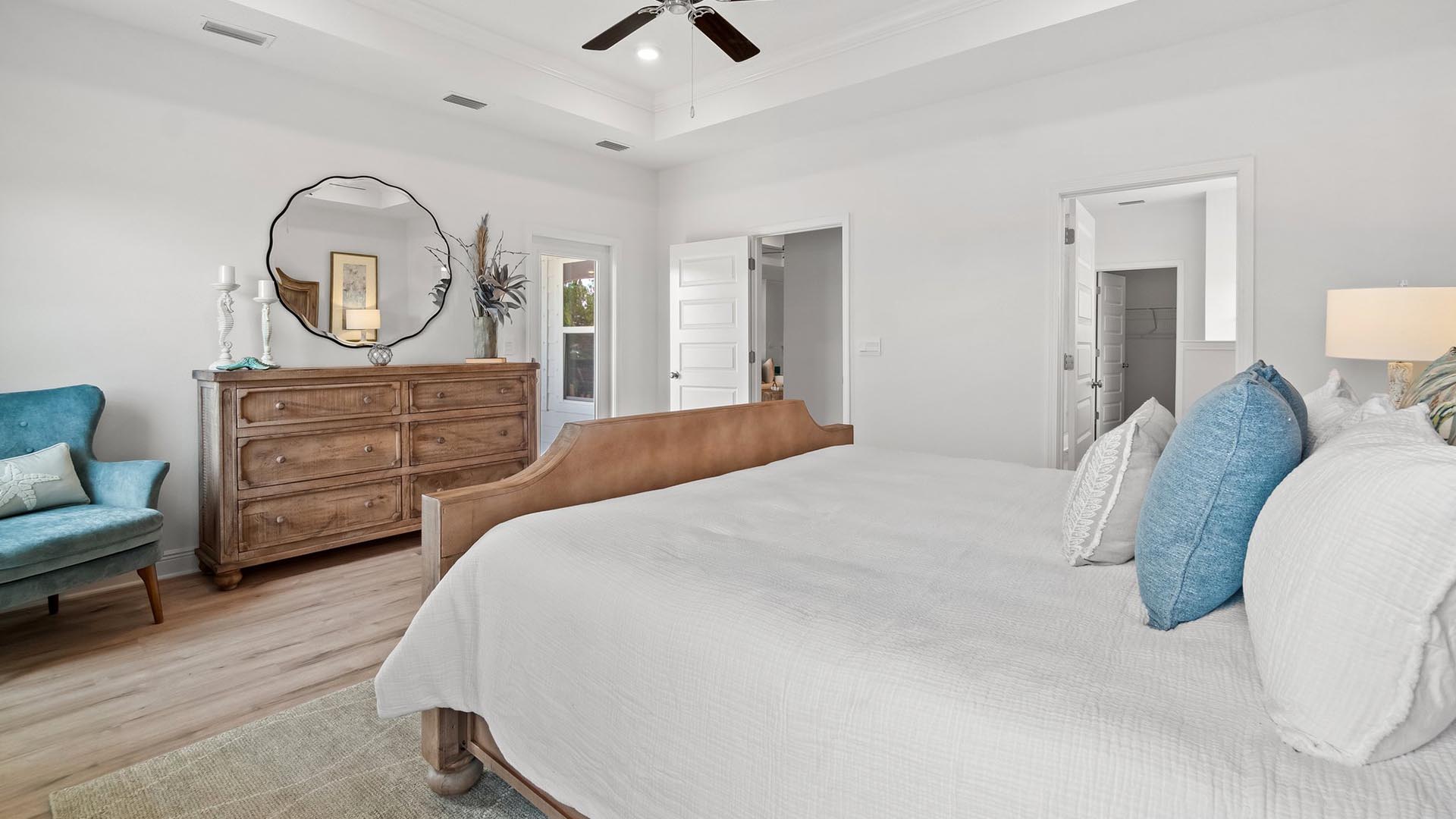 The primary bedroom features a large ensuite bathroom