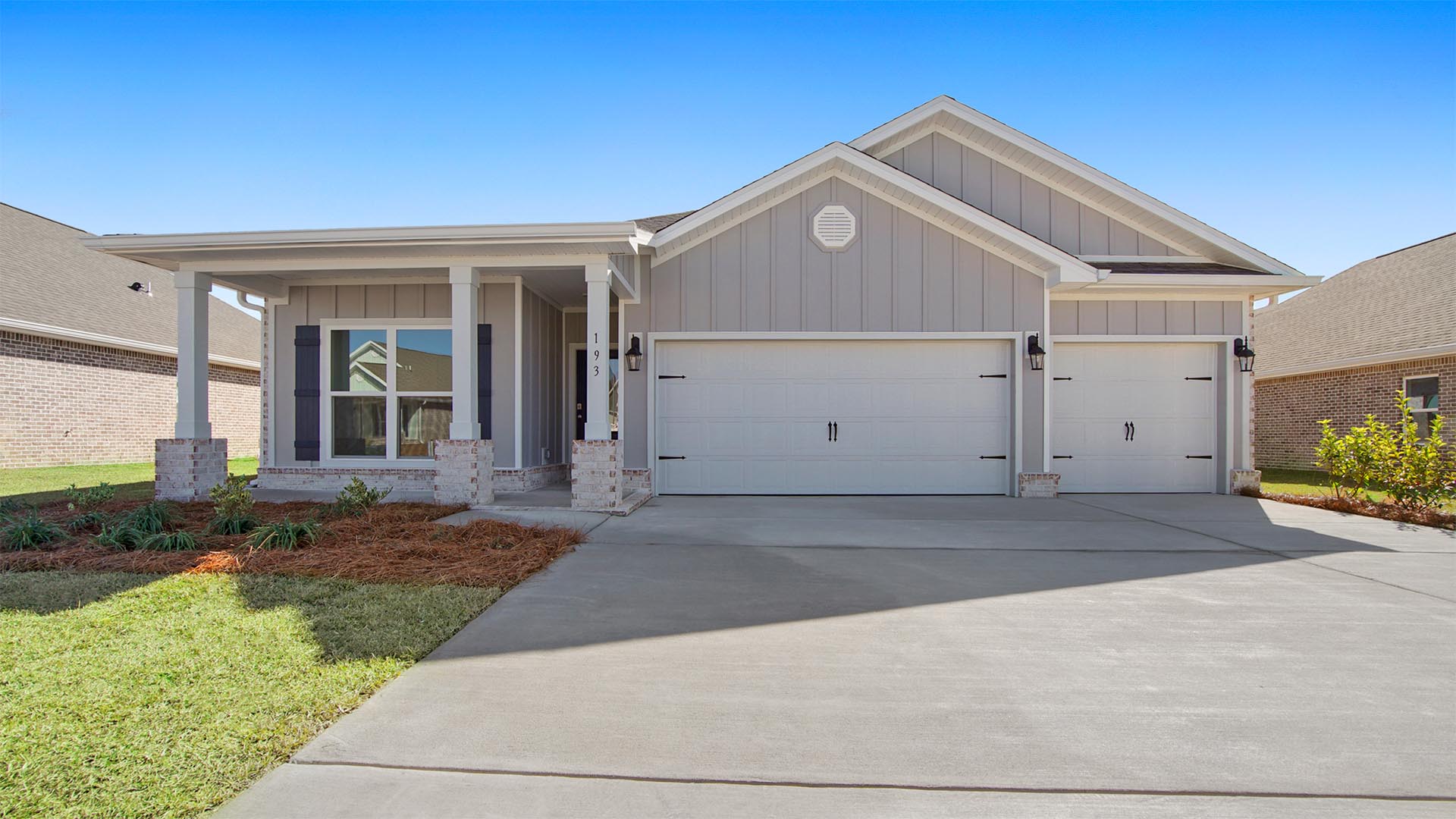 Madison B elevation at completion