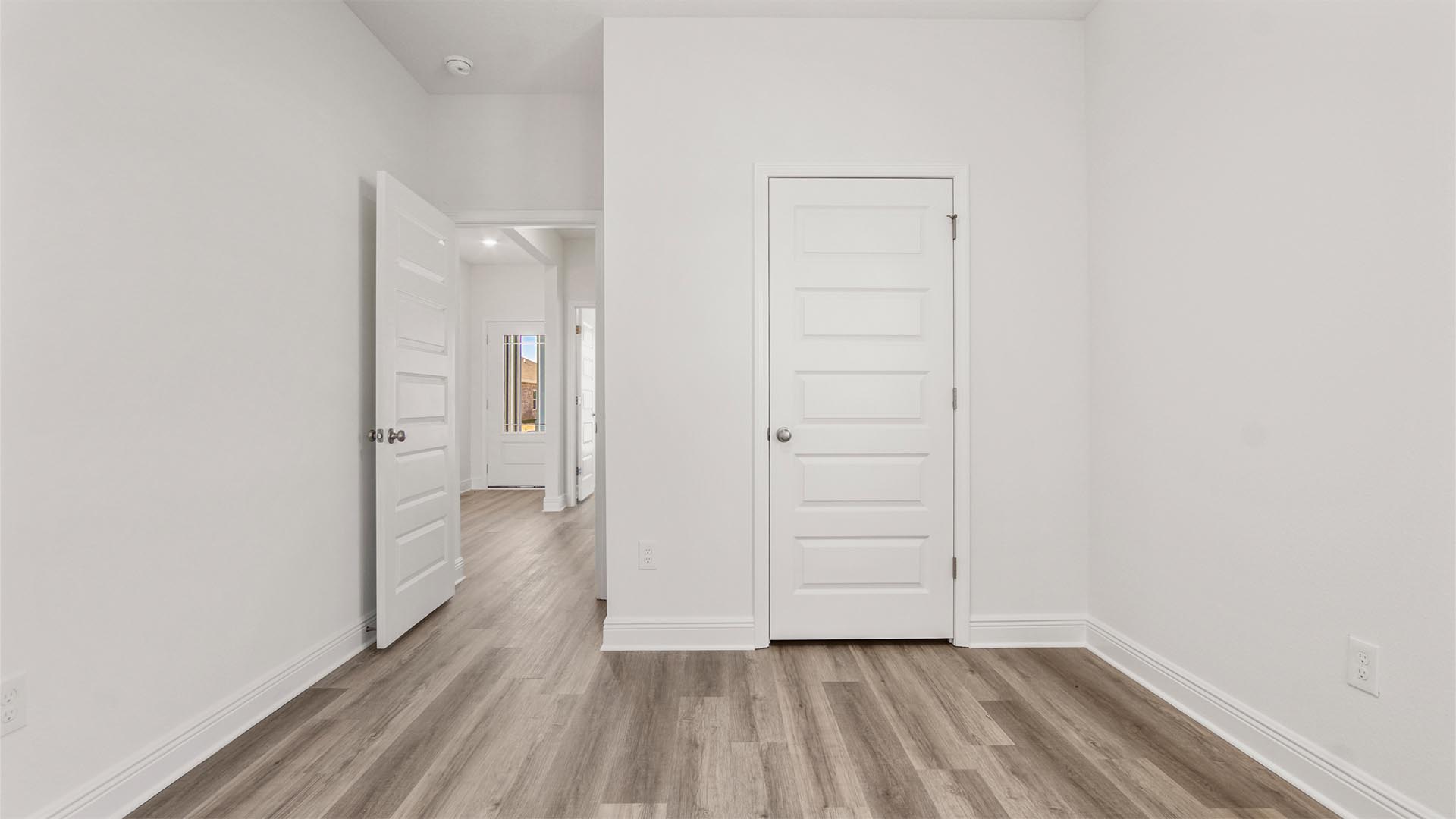 Spacious closet in bedroom three