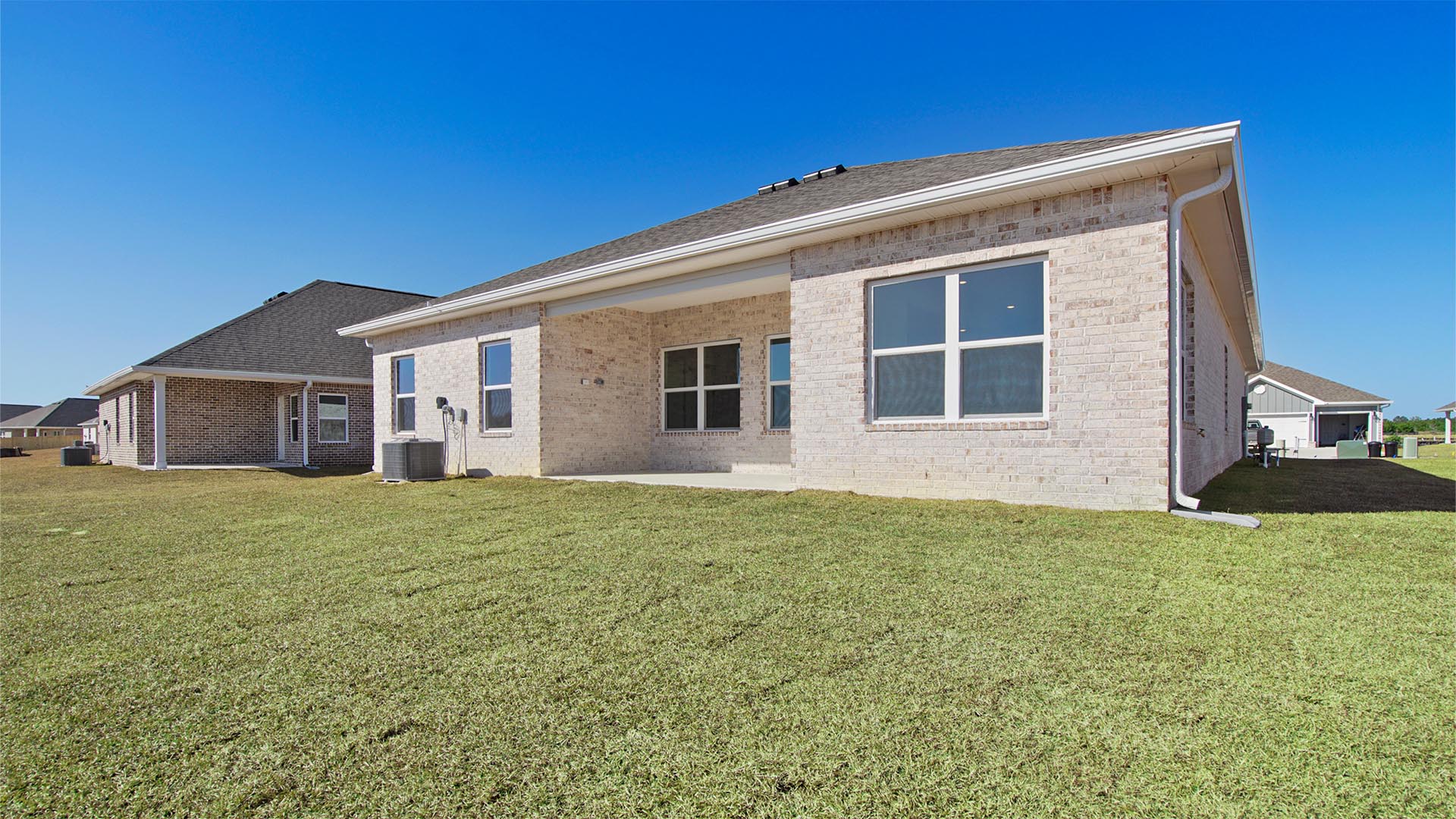 The Madison rear elevation at completion