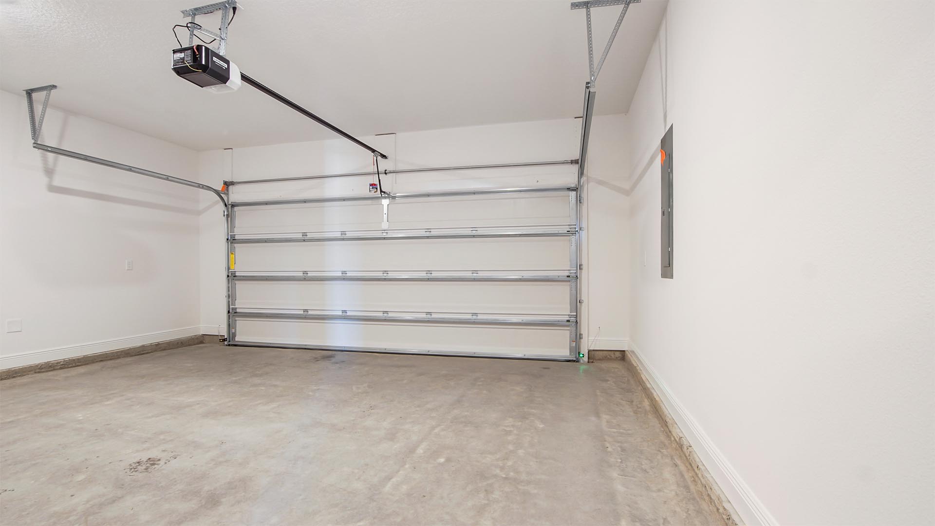 The Riverside features a two car garage