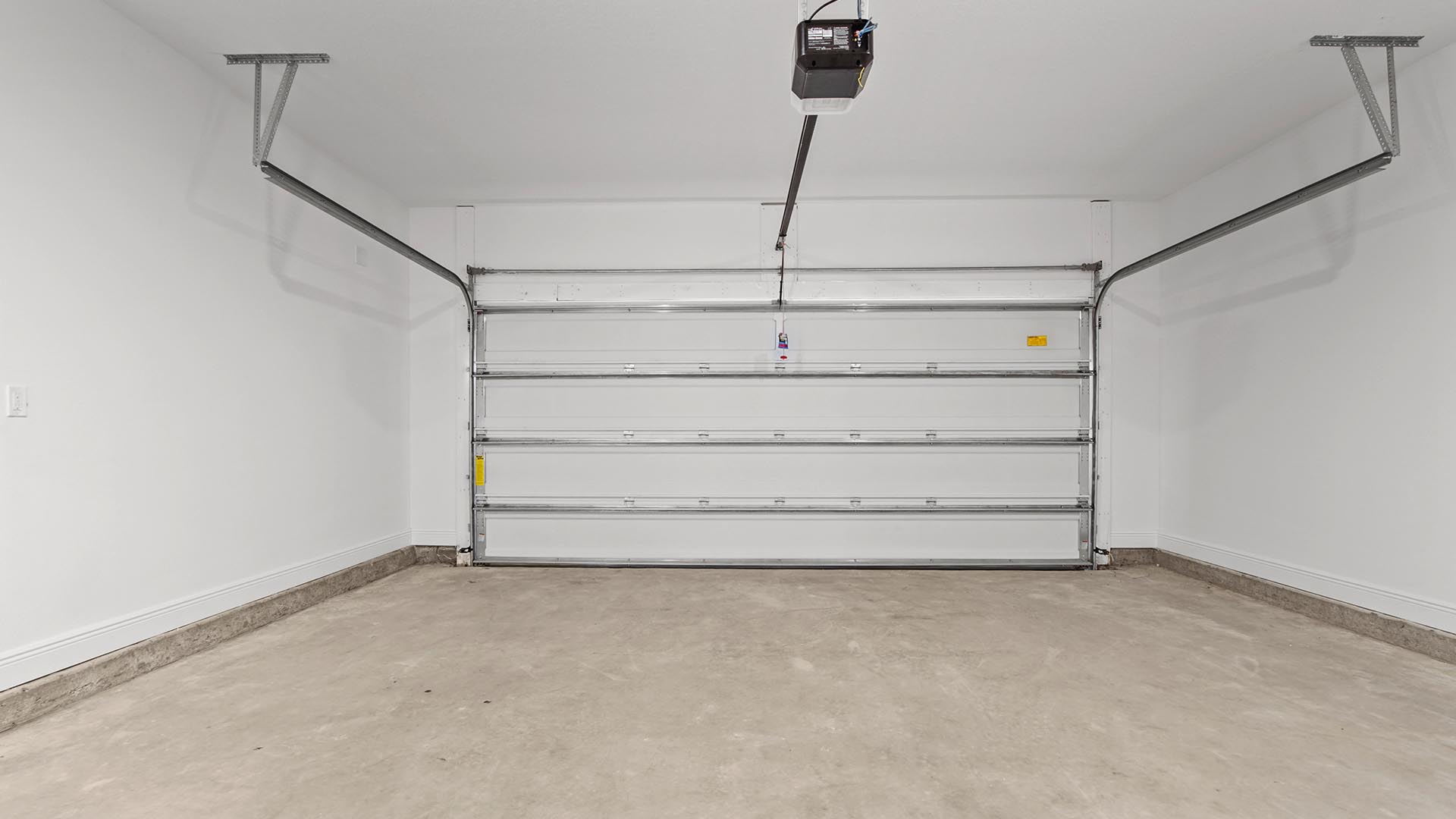 The Delray has a two car garage with remote entry