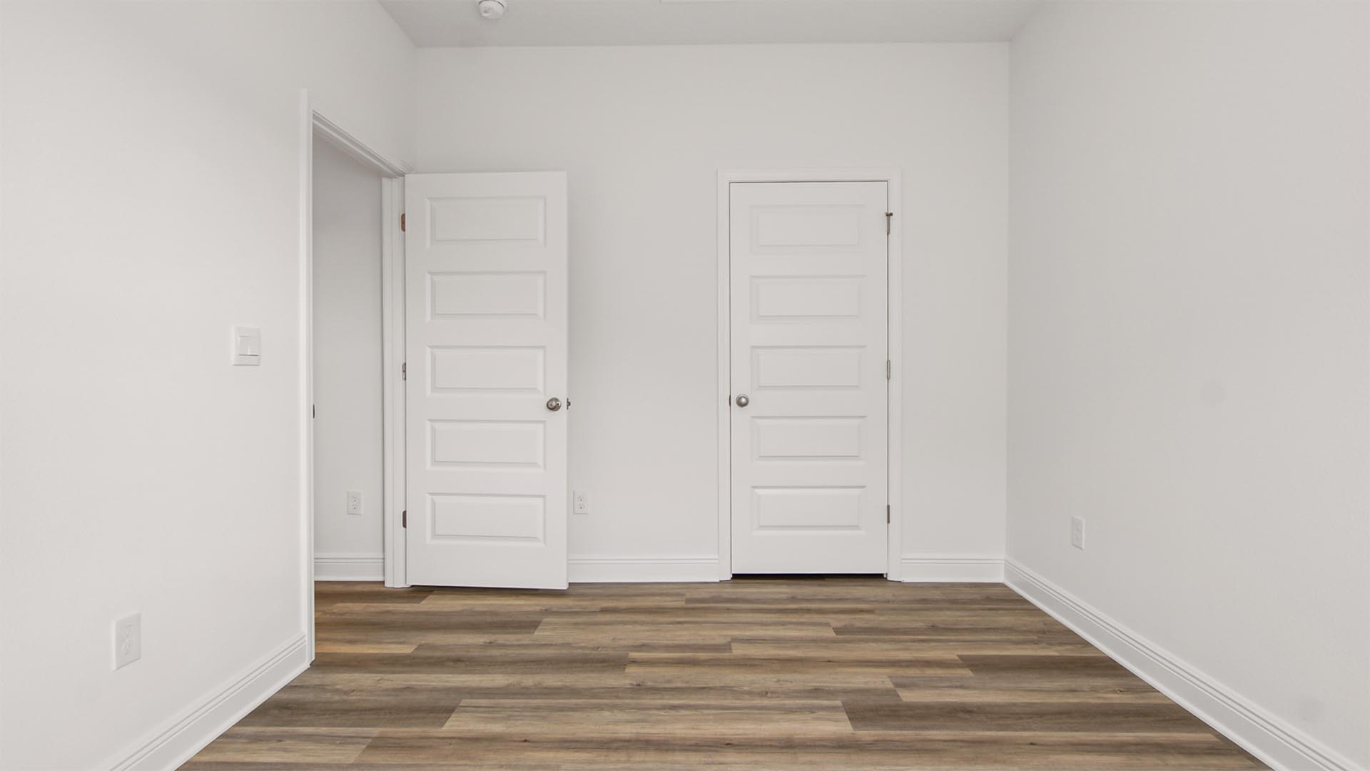 Spacious bedrooms allow for comfort of family or guests