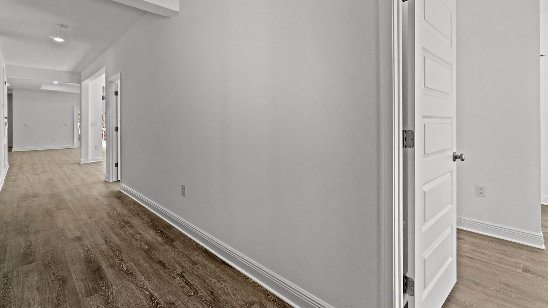 There are three guest bedrooms with EVP flooring
