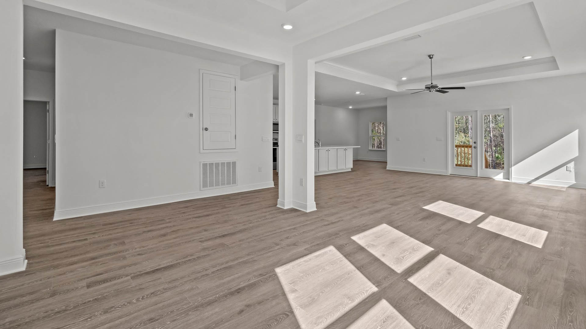 Spacious appointed dining area with plenty of natural light from the expanse of windows