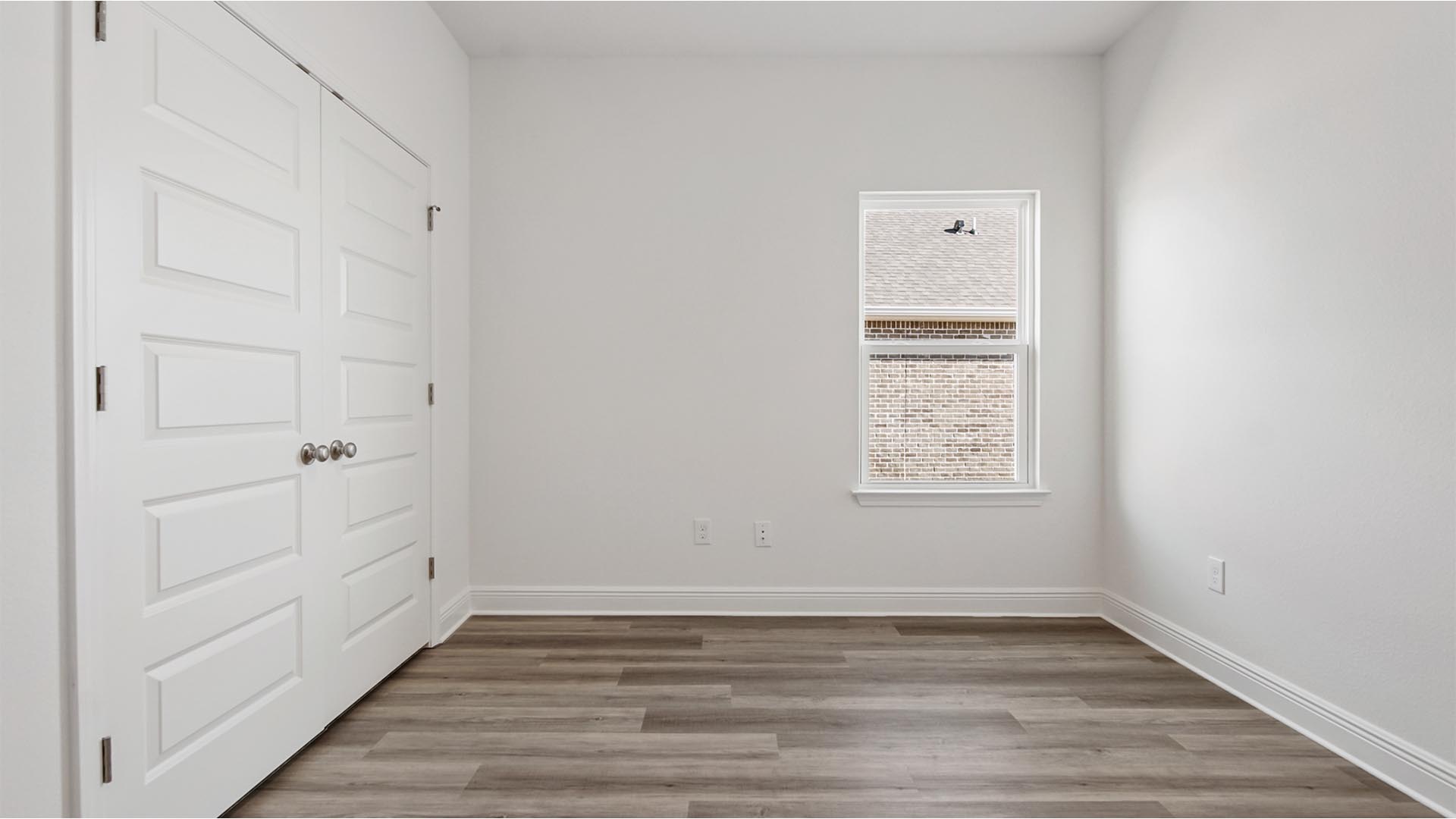 Bedroom two has a spacious closet
