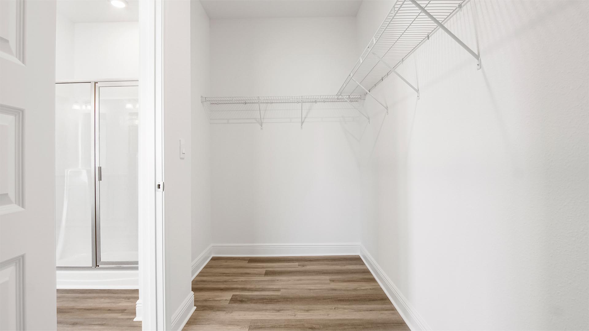 The Primary bathroom features a large closet for your wardrobe needs