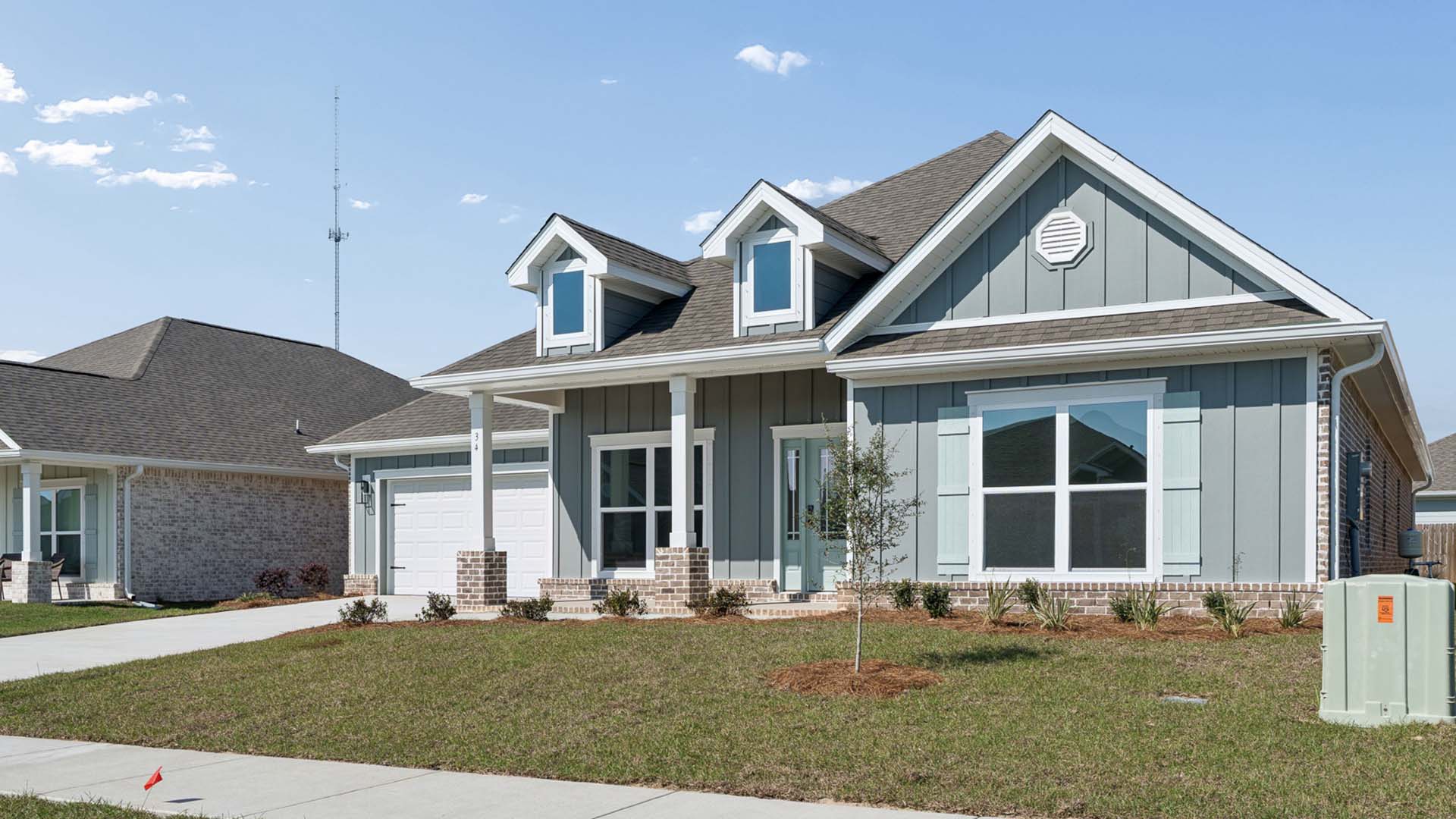 270 Farm Owl Drive is under construction. Image shows a similar Mckenzie at completion.