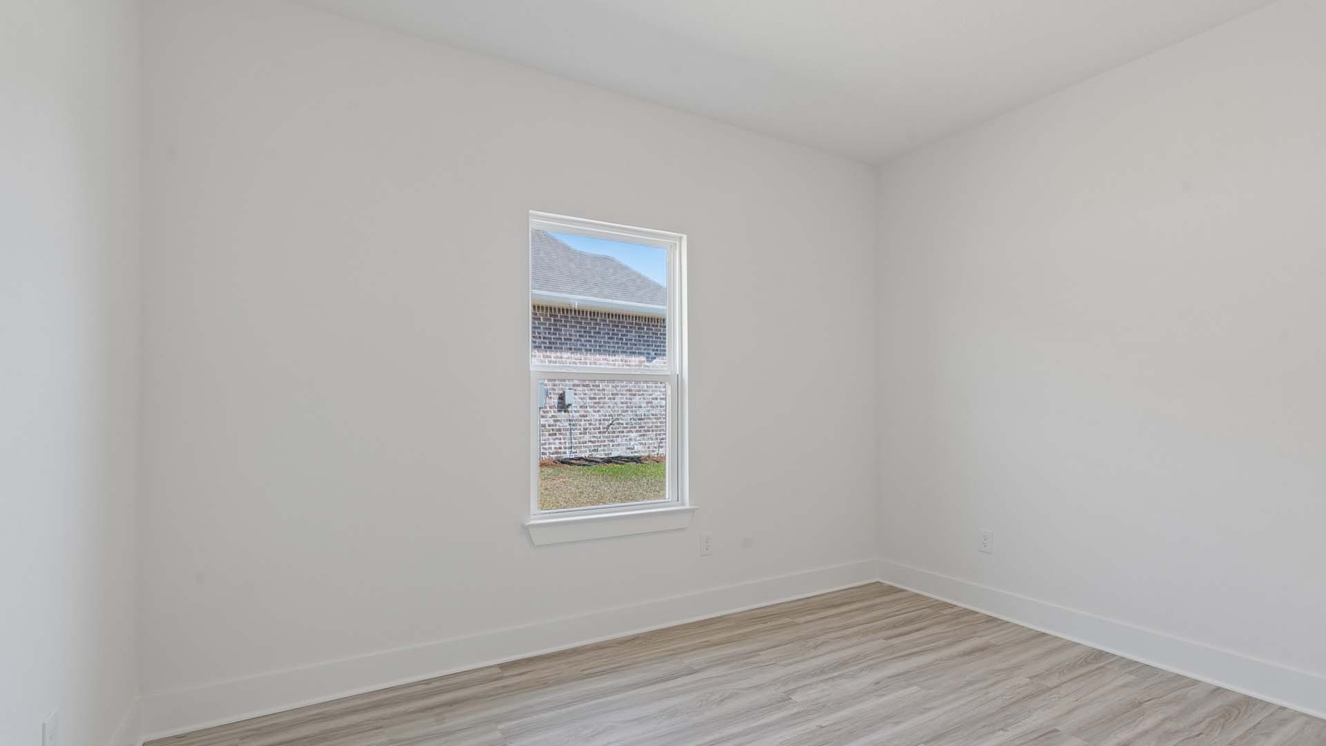 Guest bedroom three has a window for natural light