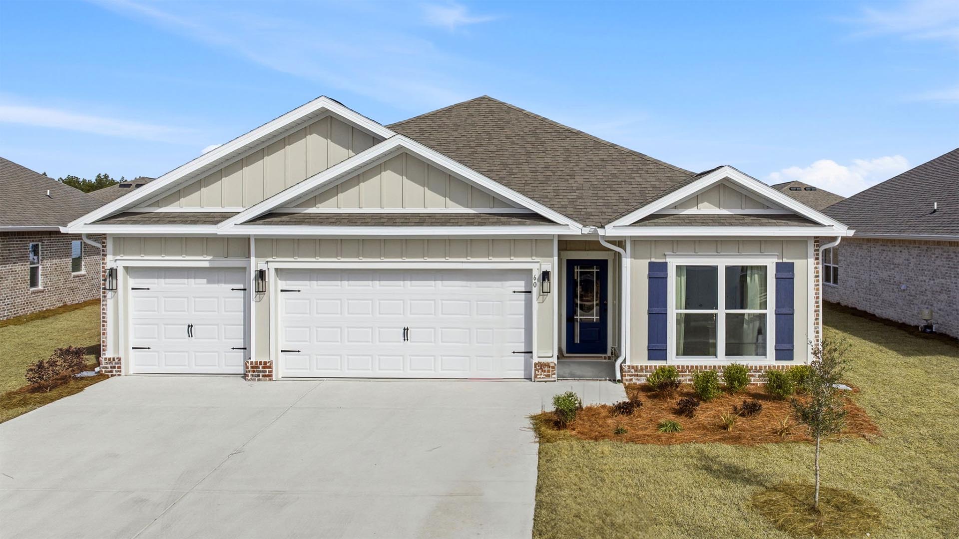 218 Farm Owl Drive is under construction. Image is of a similar Madison at completion