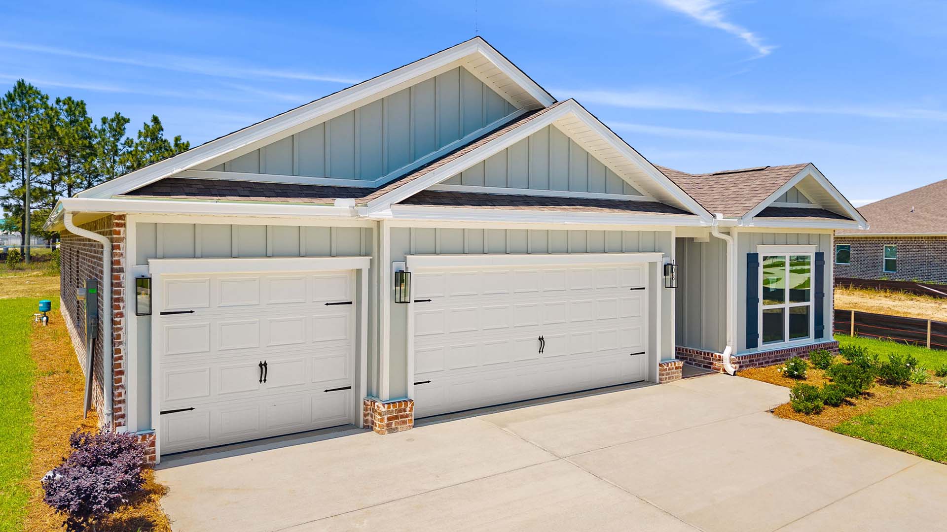 This home has a three car garage