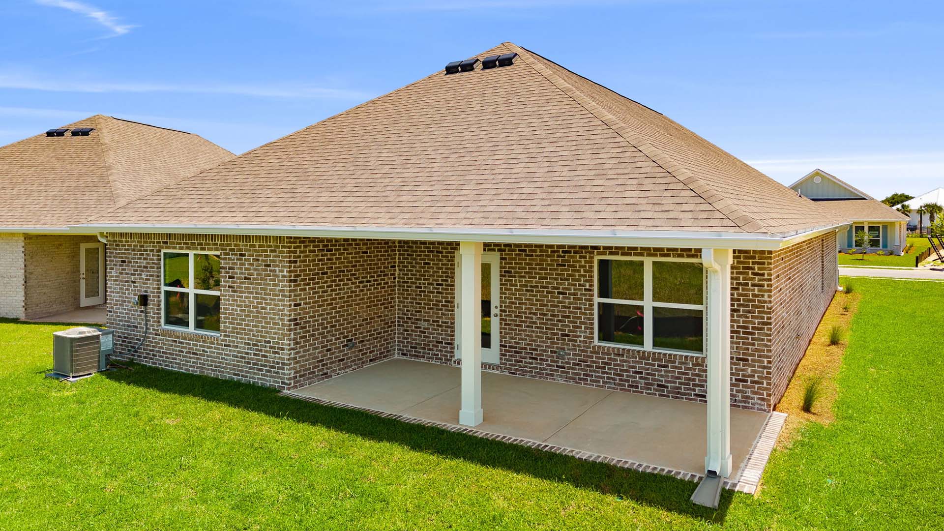 Covered back patio