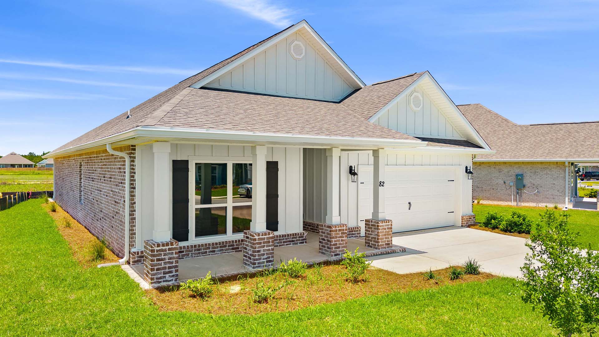 This home has covered patio and two car garage