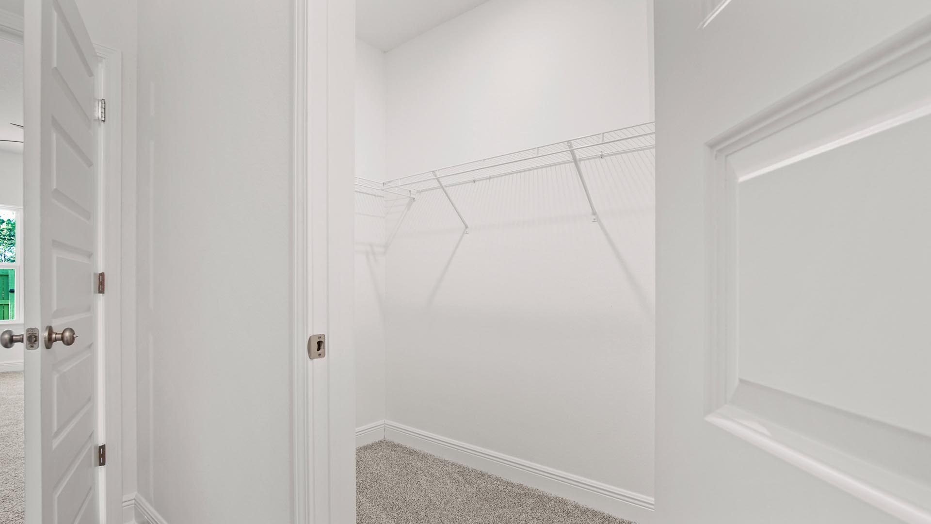 The primary bath has a large closet for your wardrobe needs