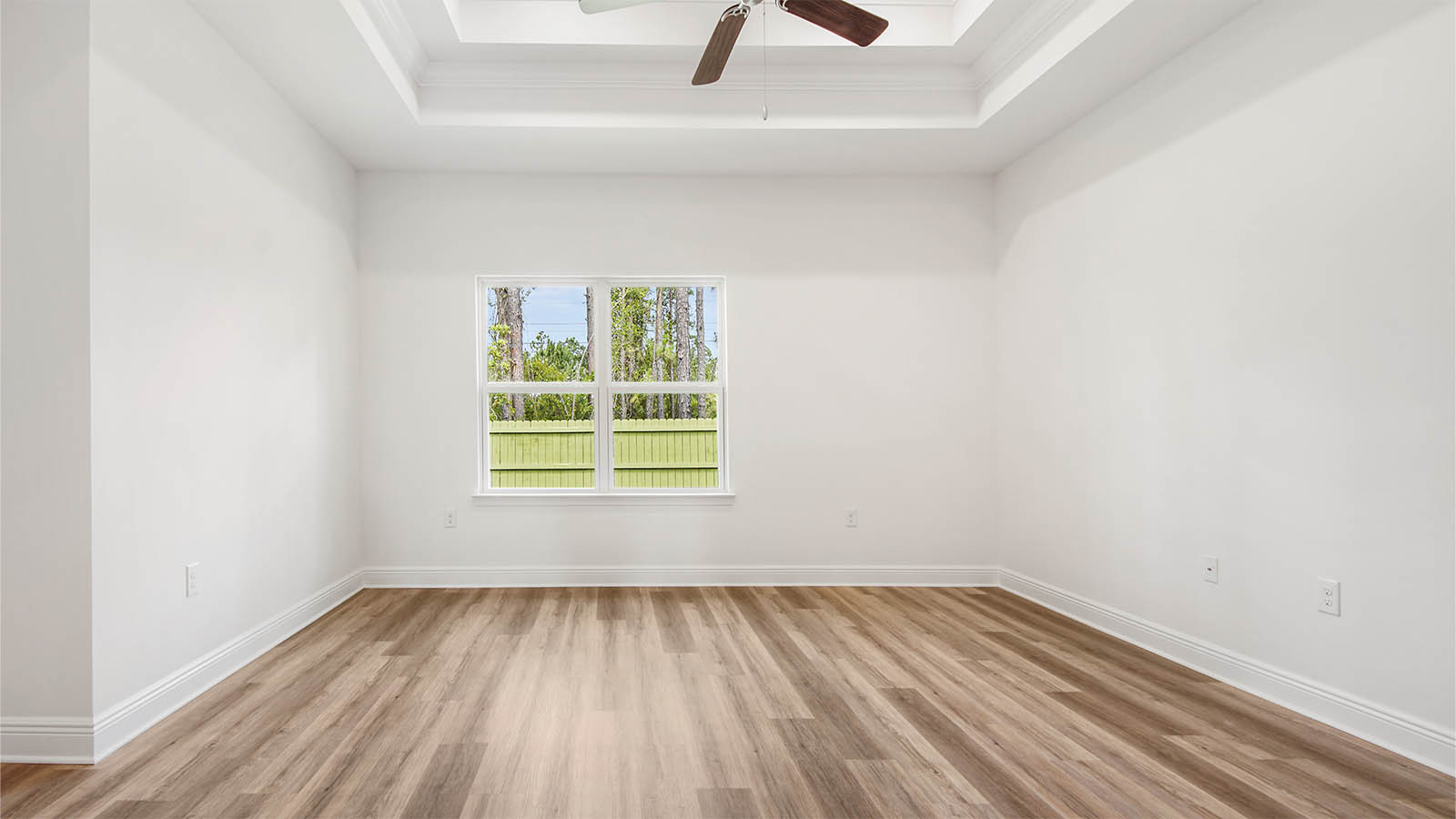 The living room is bright and open