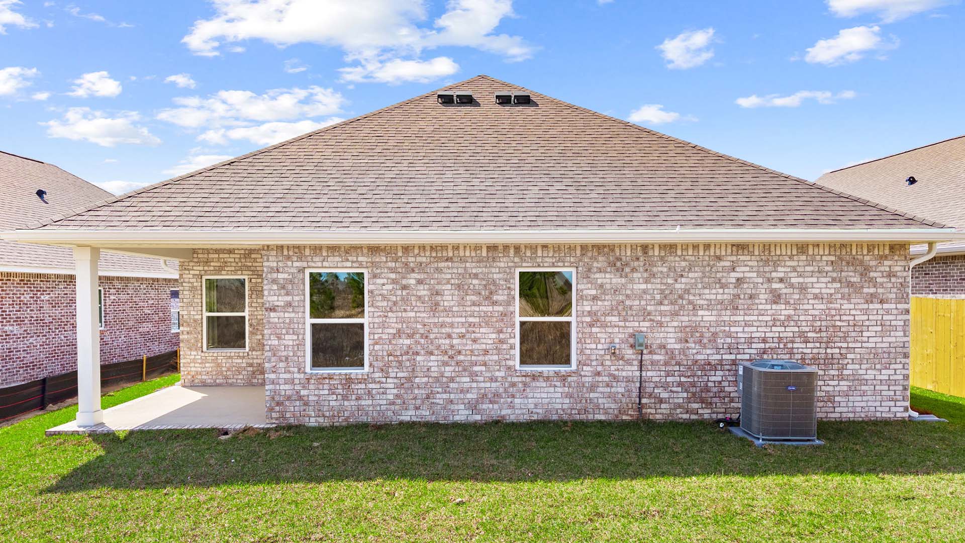 This home has three side full brick