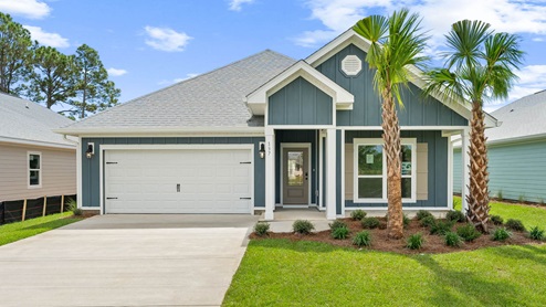 Caballeros Estates Rhett floor plan has four bedrooms and two bathrooms