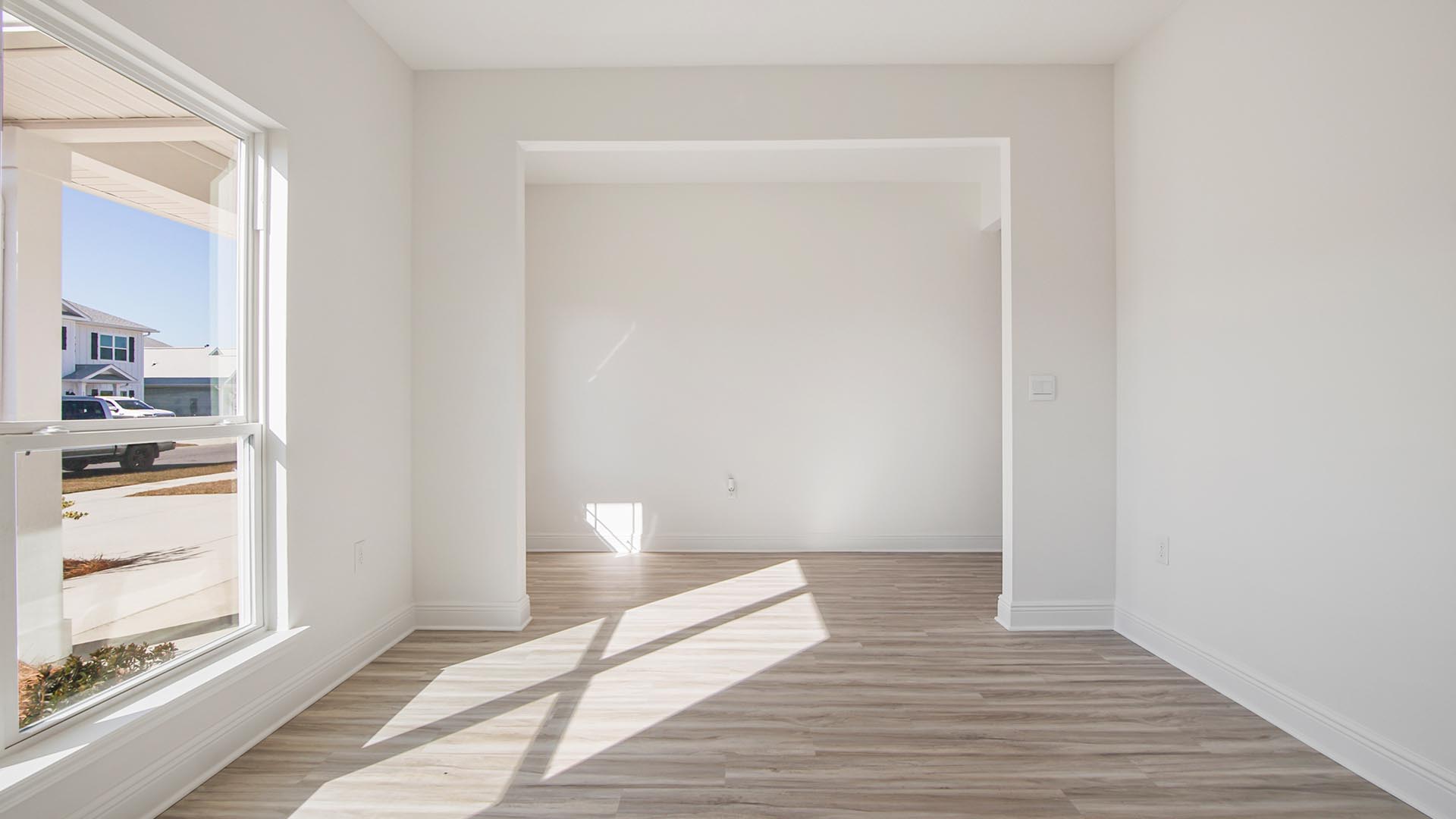 The sitting room could be used as a formal dining room