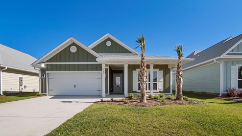 The Delray has four bedrooms and two full bathrooms