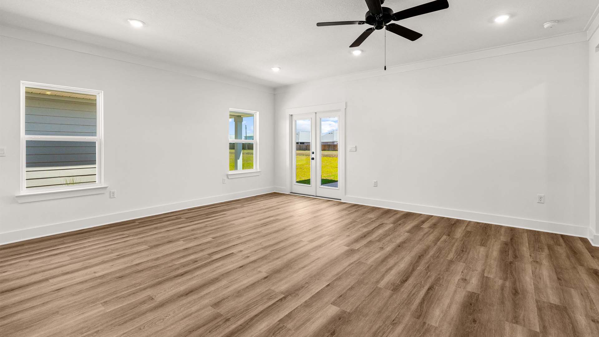 The open concept design of this floor plan allows for comfort and functionality