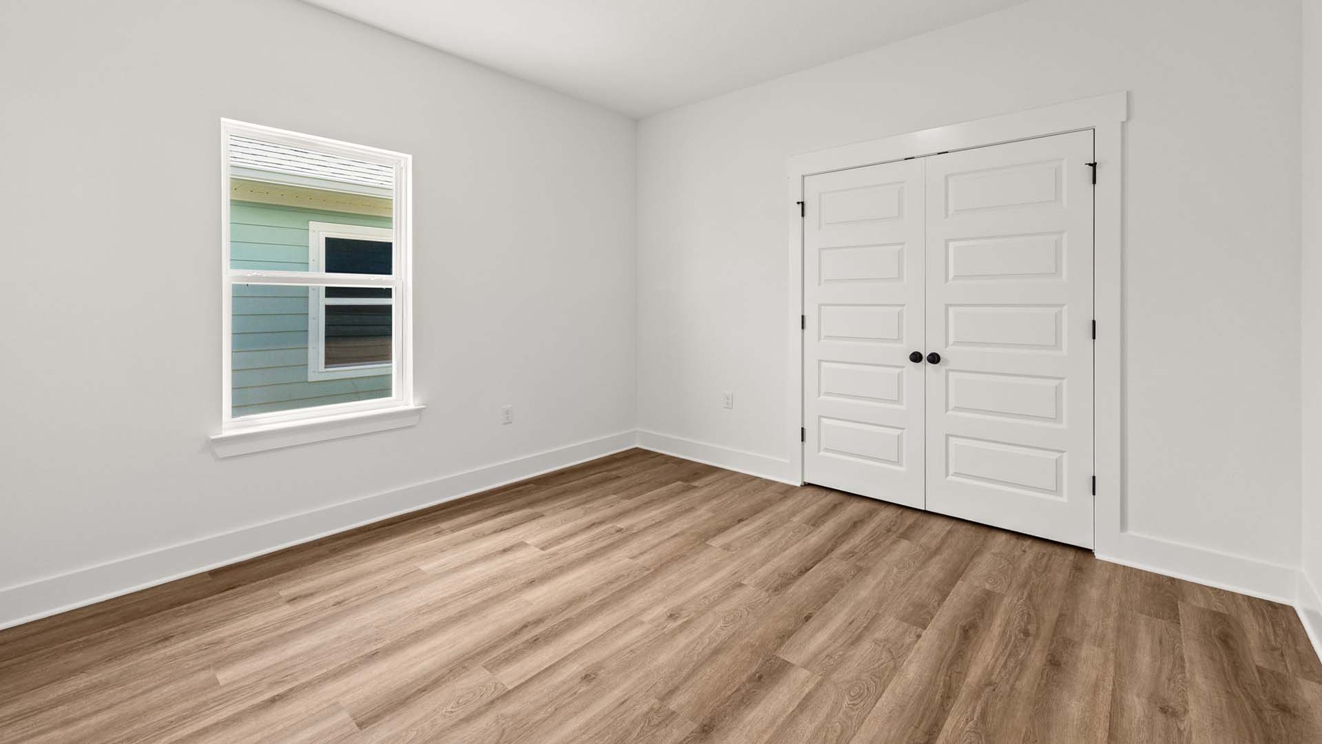 Guest bedroom five is located off the dining area hall