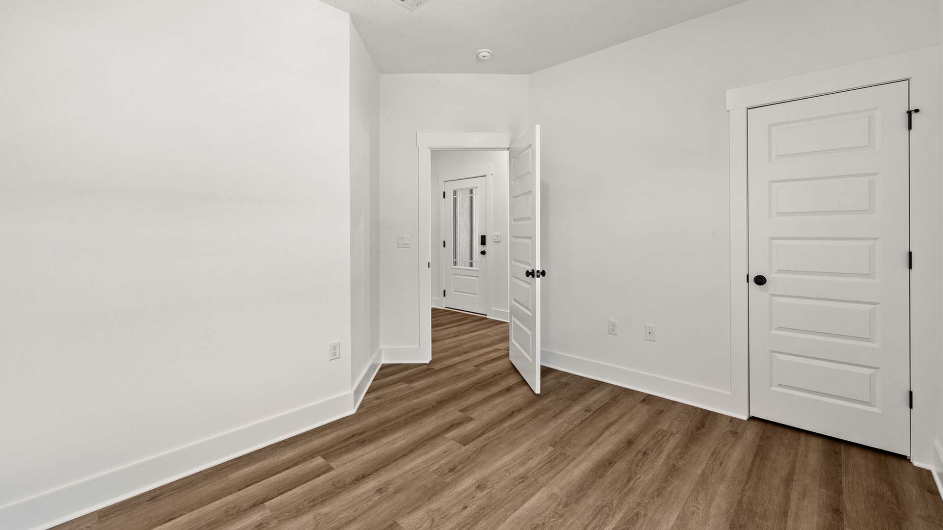 Bedroom four has a spacious closet