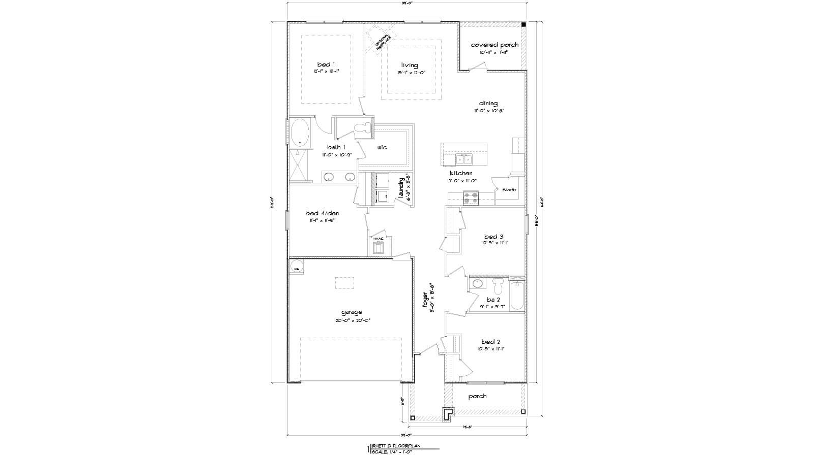 Rhett D Floorplan