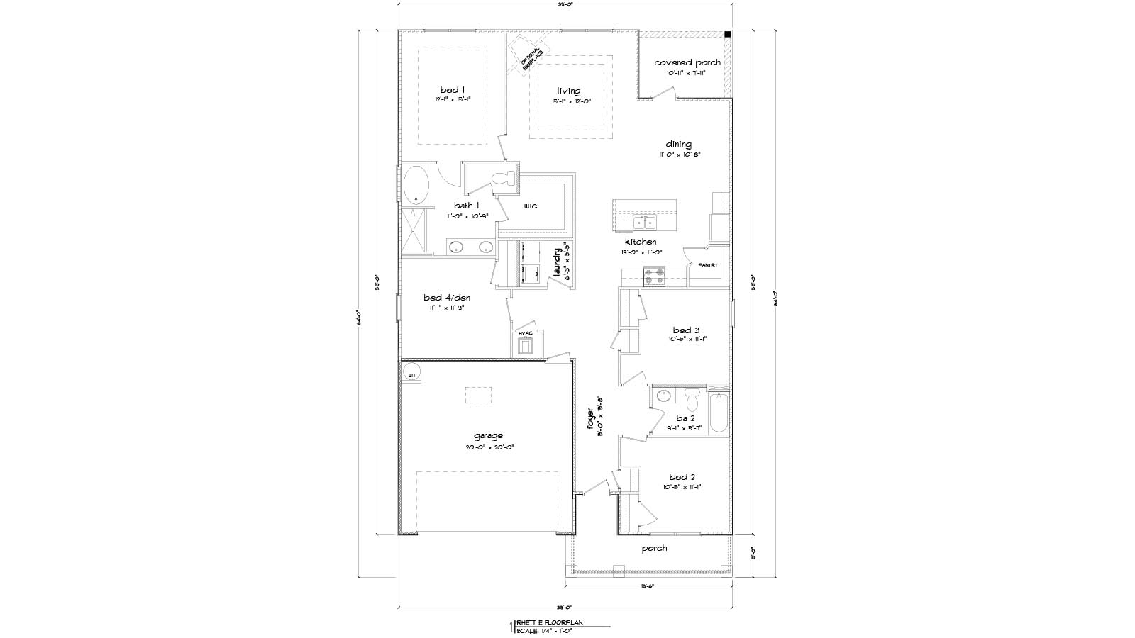 Rhett E Floorplan