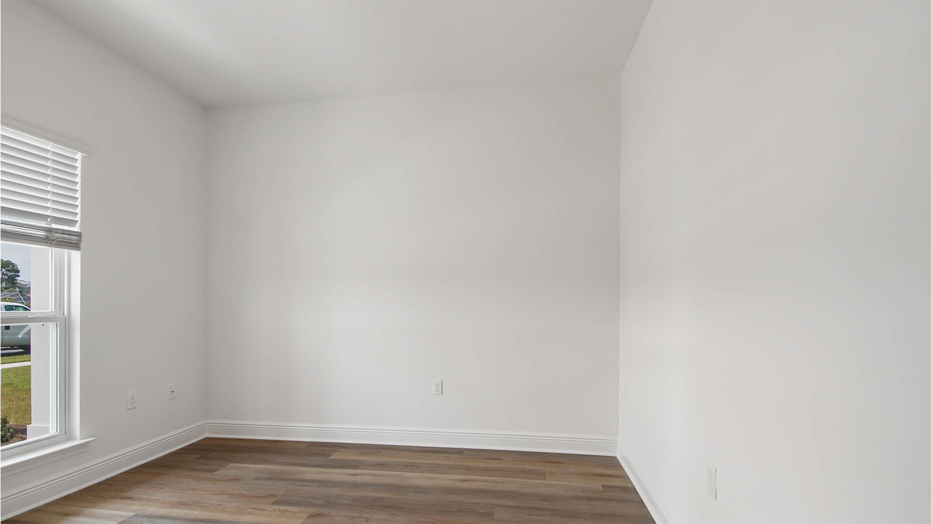 Bedroom two with EVP flooring.