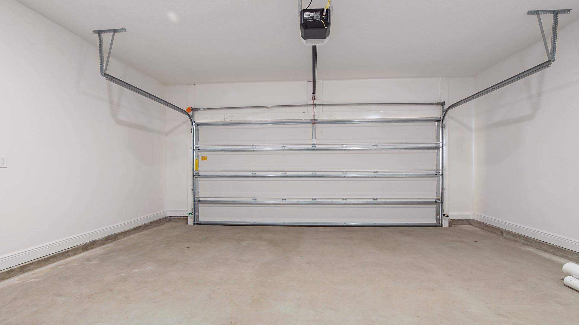 The Carol has a two car garage with remote entry