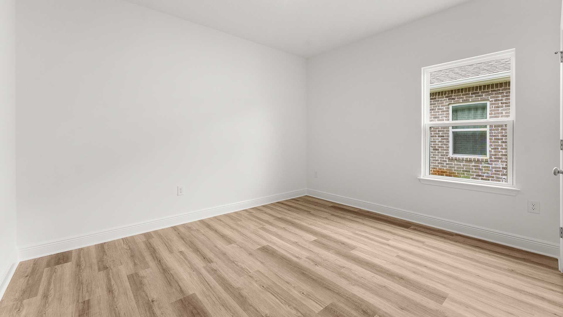 Bedroom three is spacious