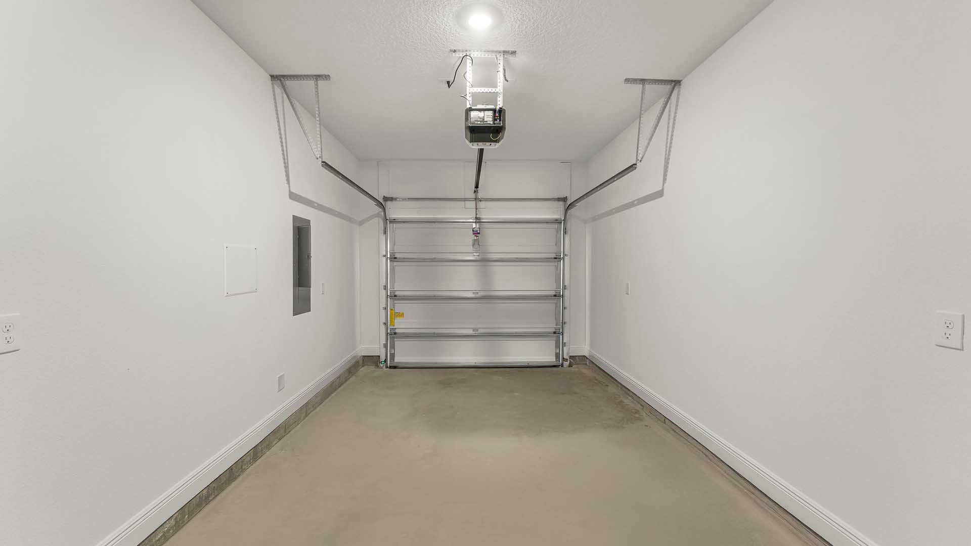 The Palm townhome has a single car garage