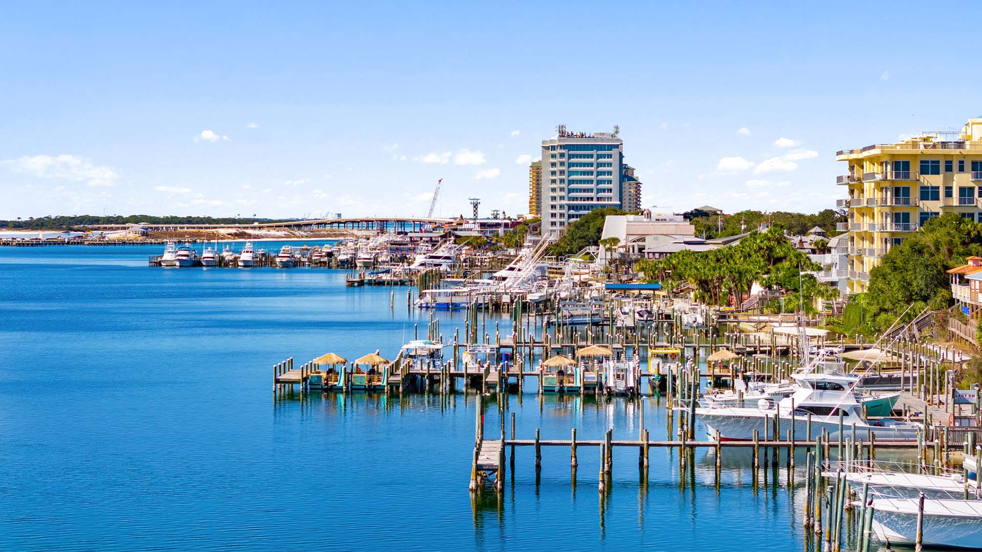 Palms Street Townhomes is close to the marina at Harborwalk